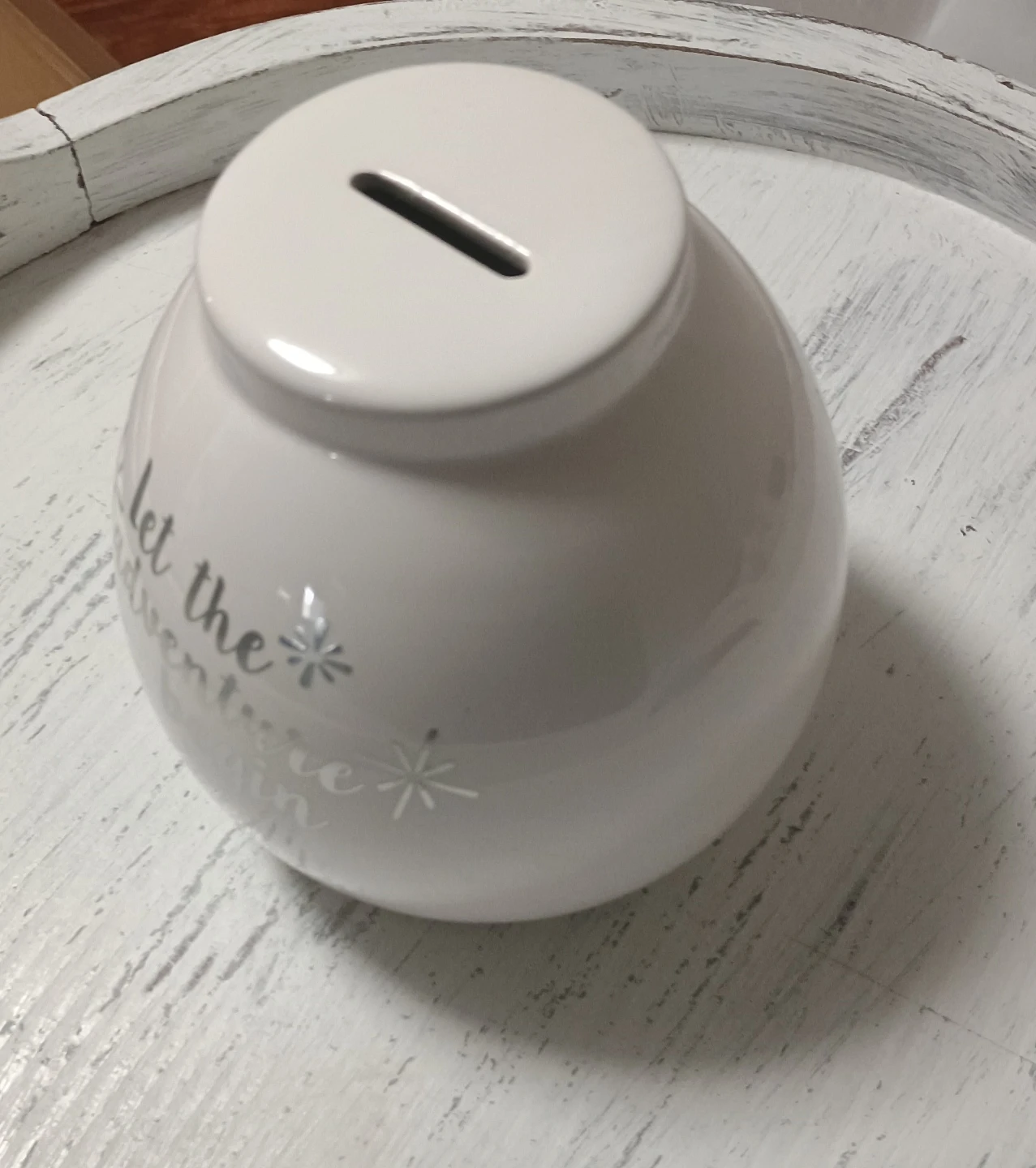 Ceramic Coin Bank - Let the Adventure Begin - photo 2