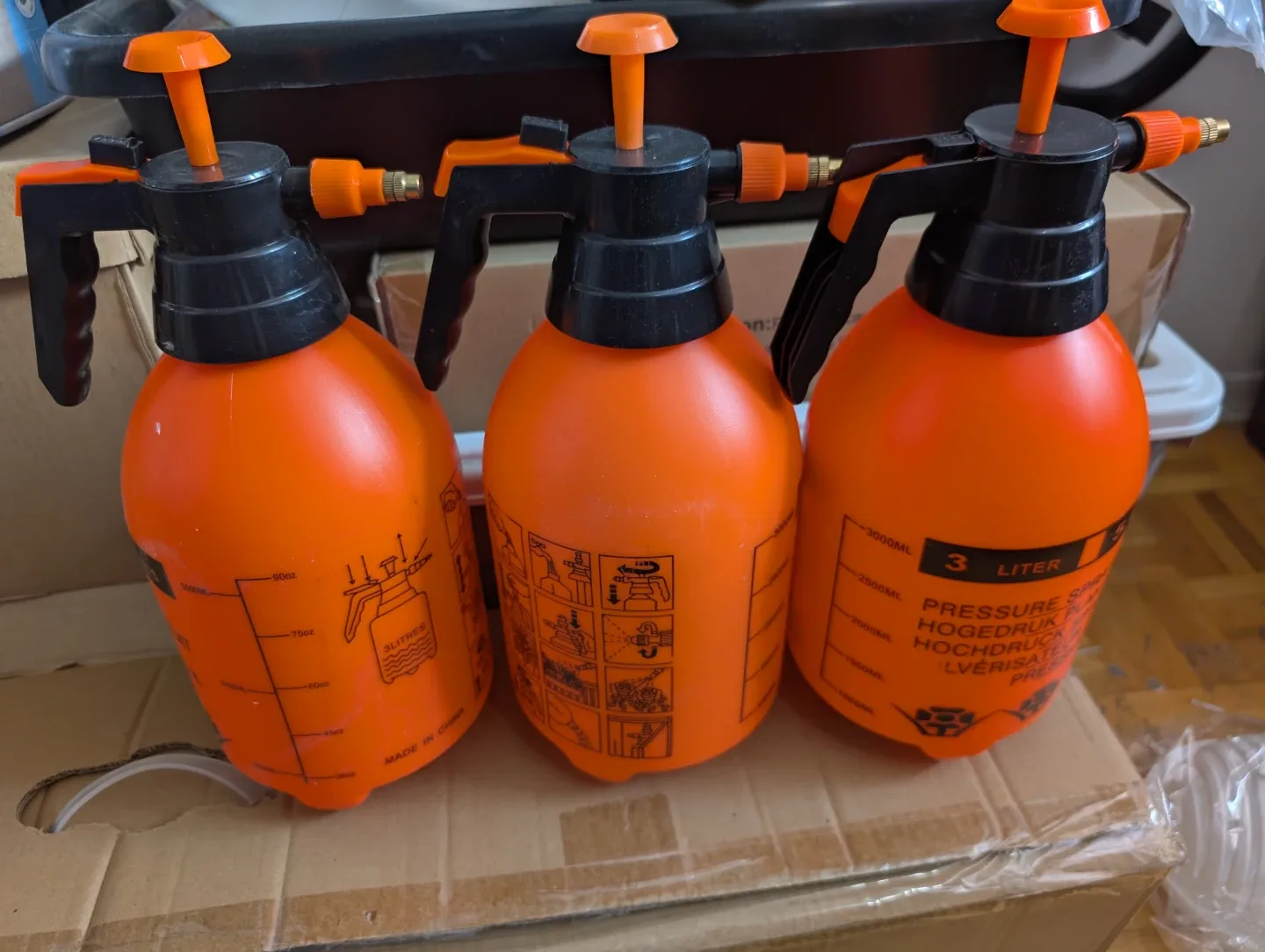 3L Pressure Sprayer - Orange thumbnail