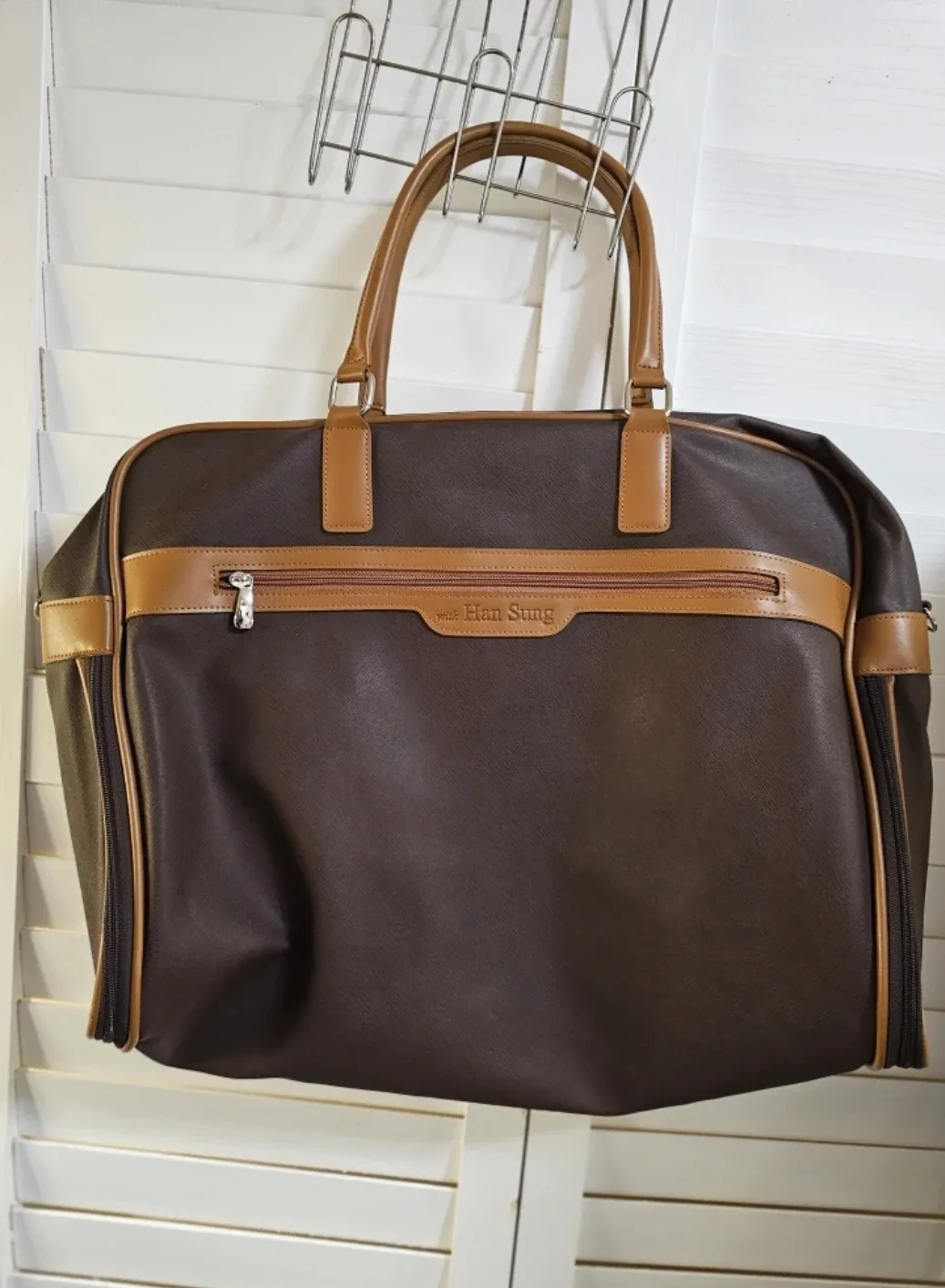 Vintage Hangers Garment Bag Brown image indicator(10)