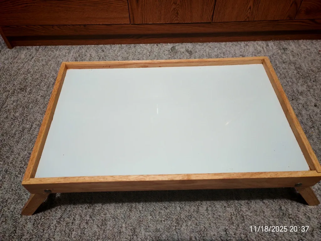 Wooden Folding Bed Tray Table image indicator(3)