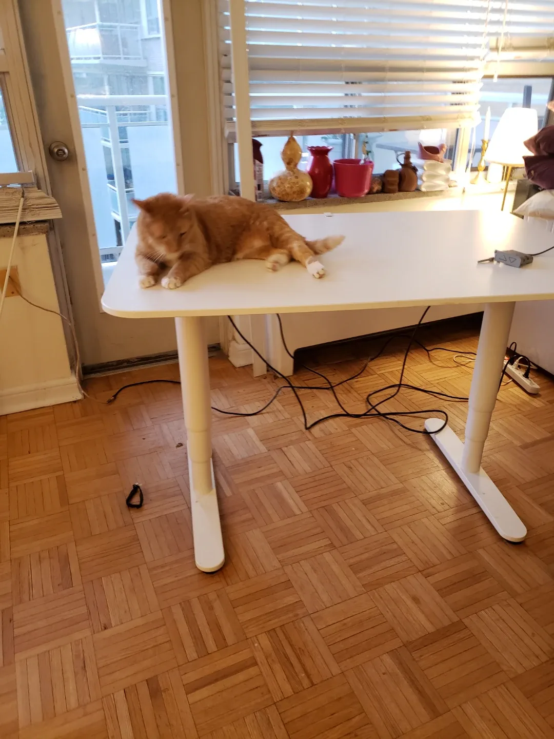 White Standing Desk image indicator(8)