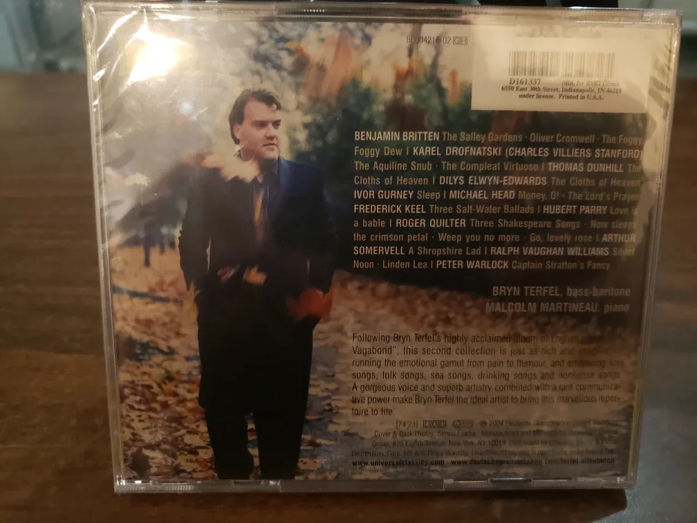 Silent Noon - Bryn Terfel CD image indicator(4)