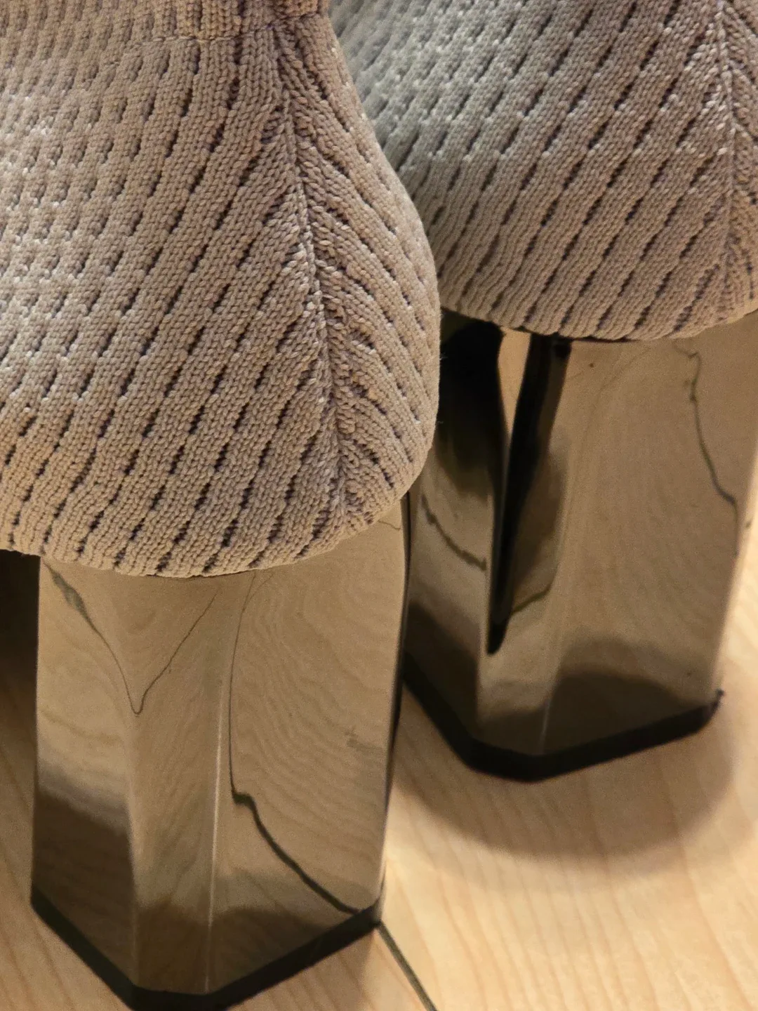 Grey Knit Ankle Boots image indicator(4)