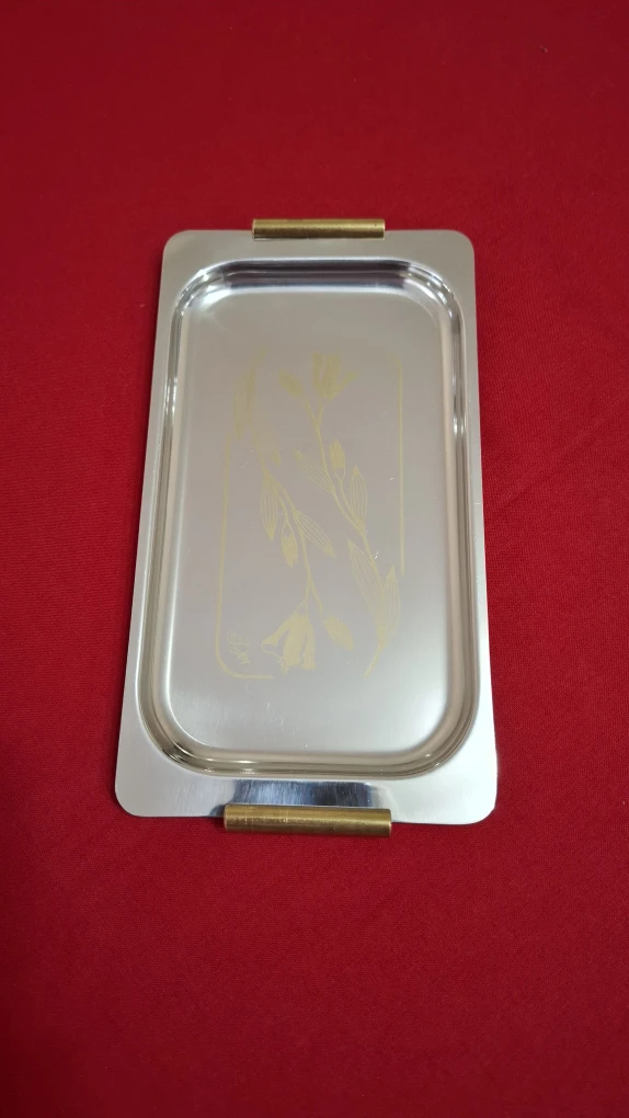 Stainless Steel Serving Tray 4"x8" - photo 2