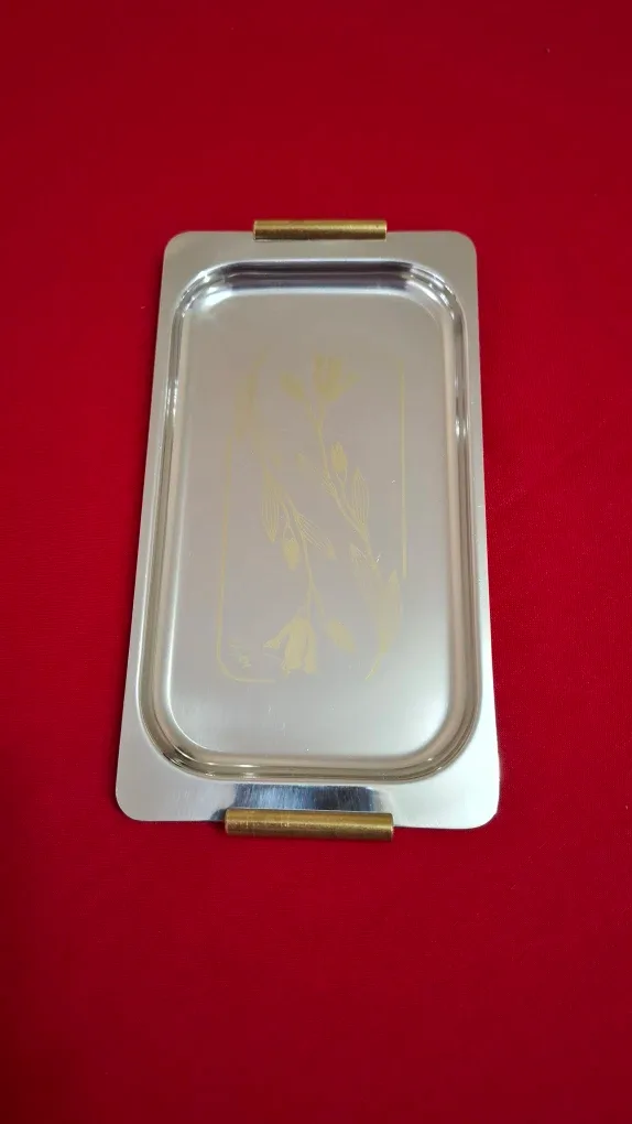 Stainless Steel Serving Tray 4"x8" image indicator(2)