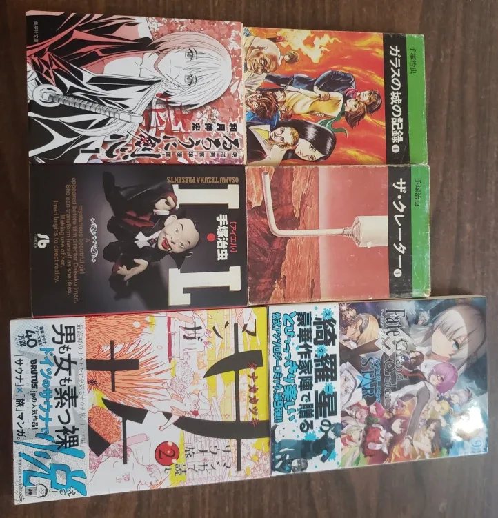 Mixed Lot of Japanese Manga Books image indicator(6)