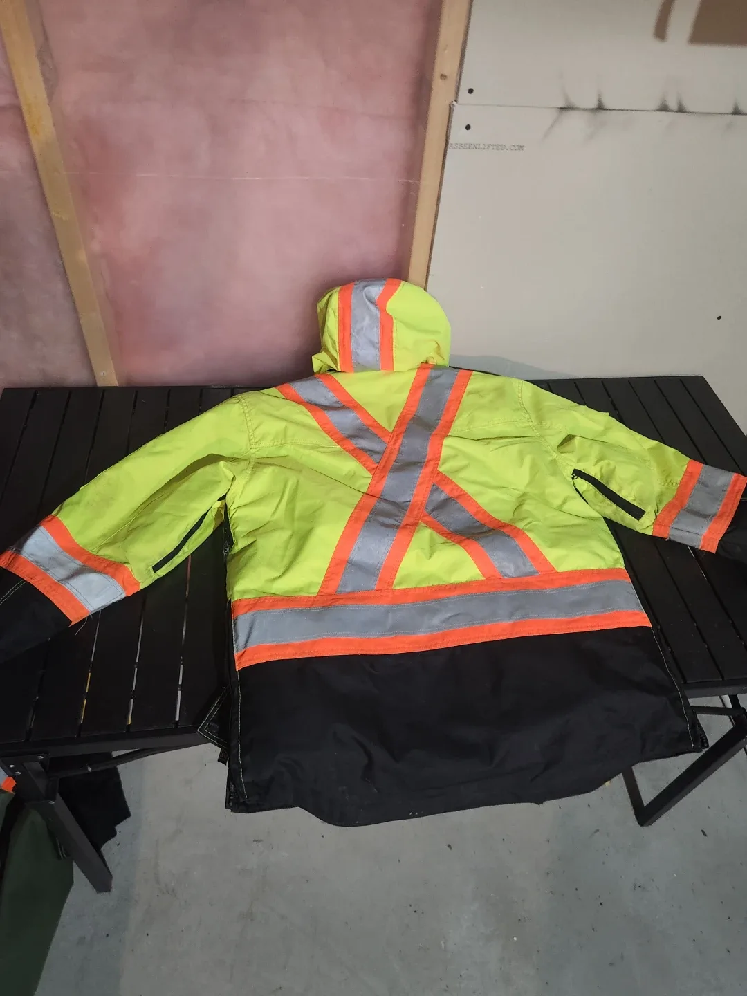 Dakota Hi-Vis winter Safety Jacket - Size M
