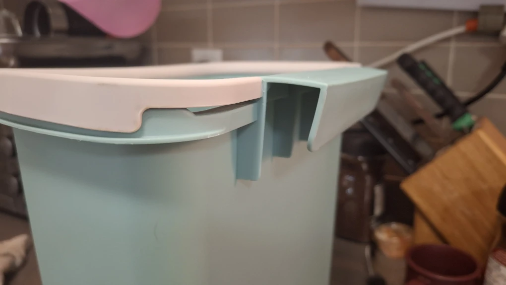 Hanging Kitchen Trash Can - Mint Green - photo 2