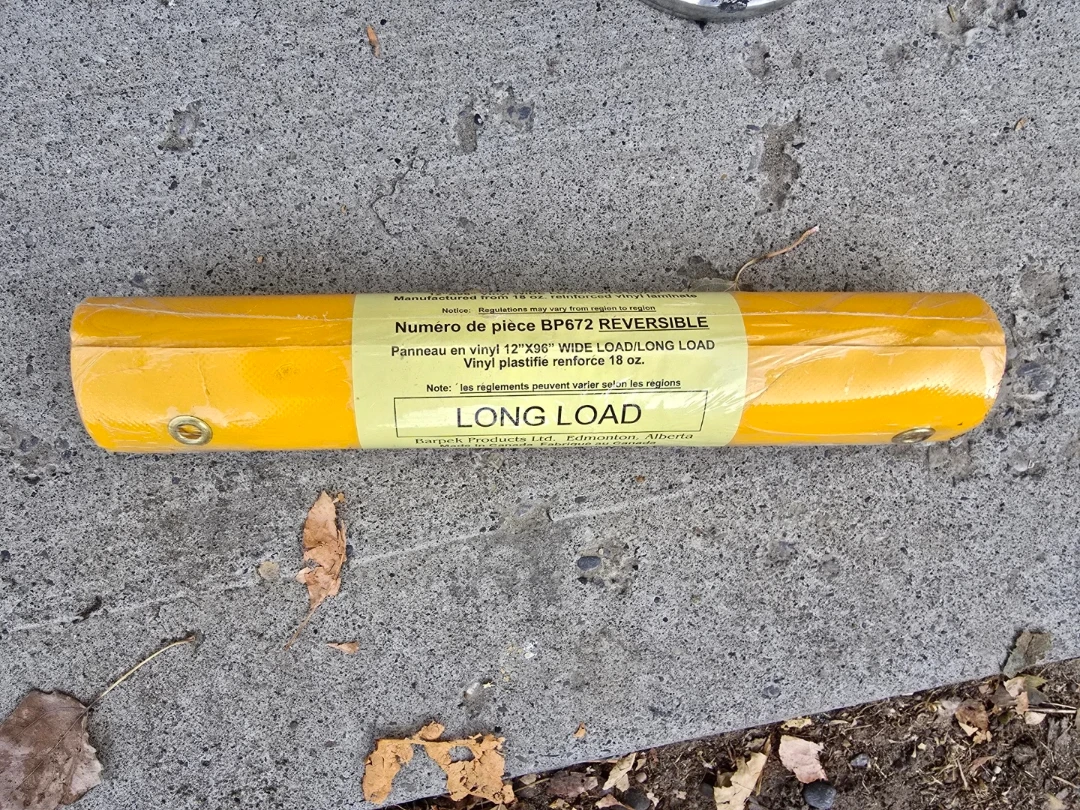 Wide Load/Long Load Reversible Banner - New! - photo 2