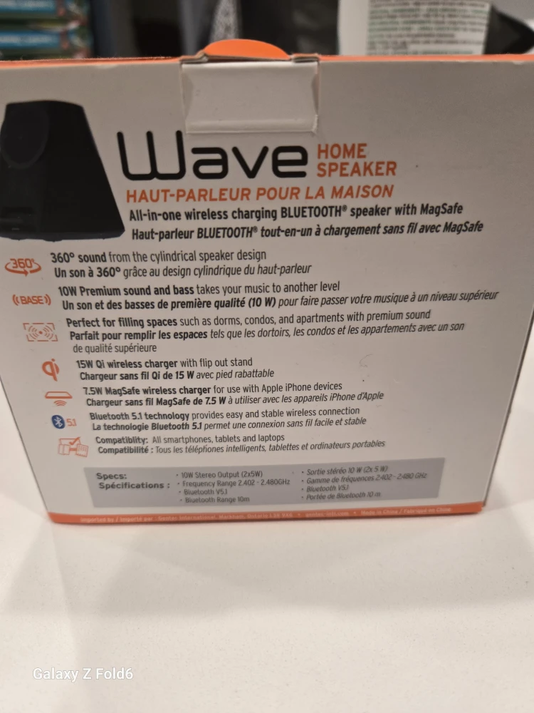 New iQ Wave Home Speaker w/ MagSafe Charger - photo 3