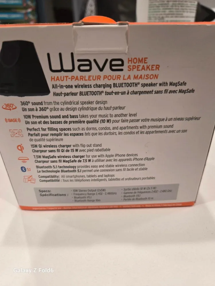 New iQ Wave Home Speaker w/ MagSafe Charger image indicator(3)