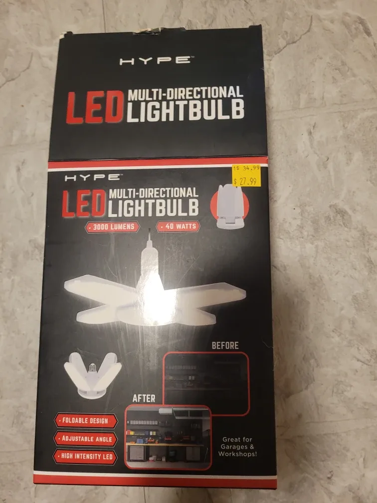 Hype Multi-Directional LED Lightbulb - New