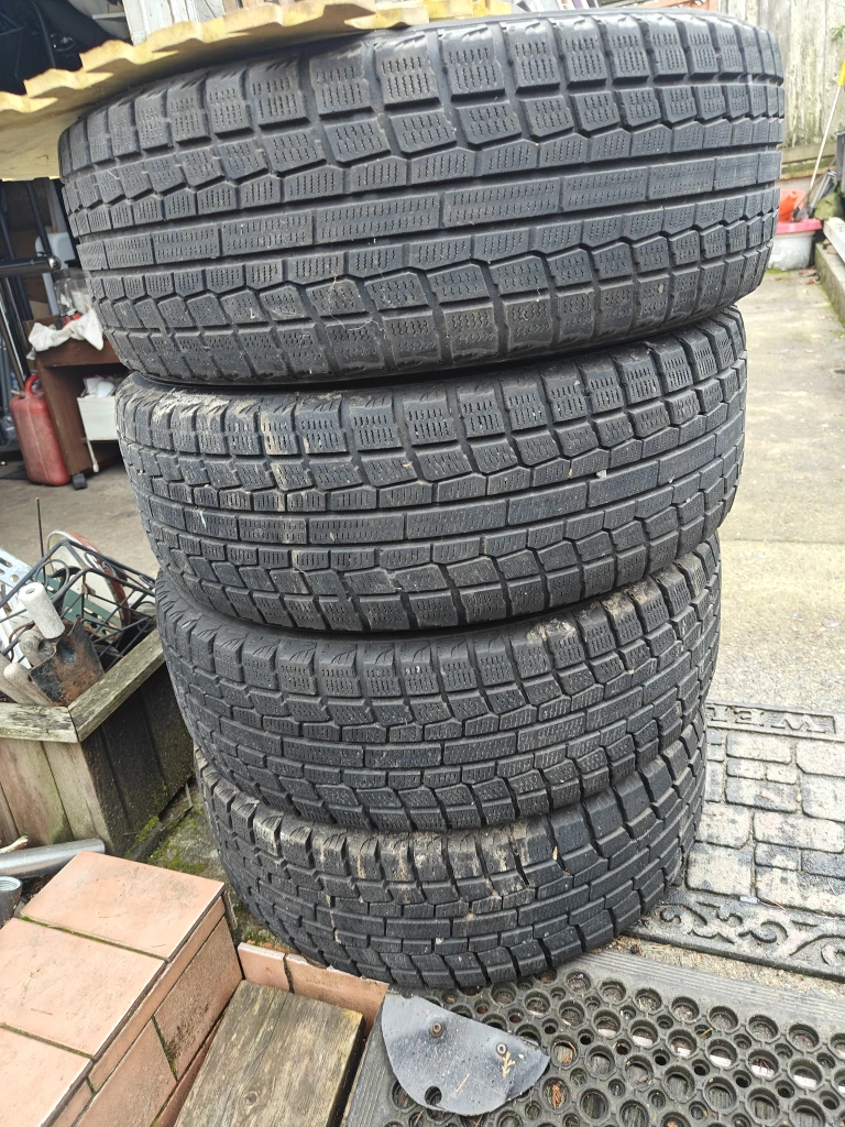 Used Yokohama Ice Guard Tires - Set of 4 - photo 2
