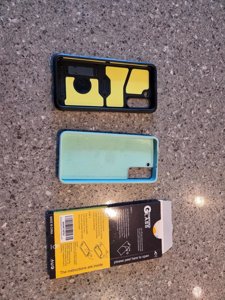 Samsung Galaxy S21 Case &  2 Tempered Glass Protectors