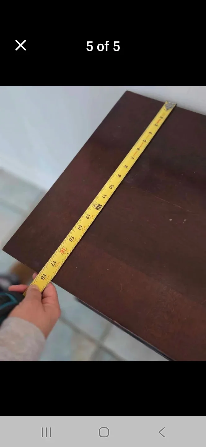 Dark Brown Console Table - 47" x 18" x 31" image indicator(5)