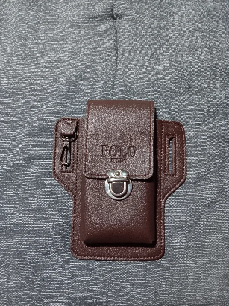 Polo Dindo Brown Leather Phone Holster