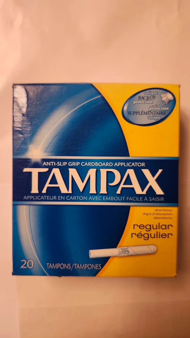 Brand New Tampax Regular Tampons - 20 Count