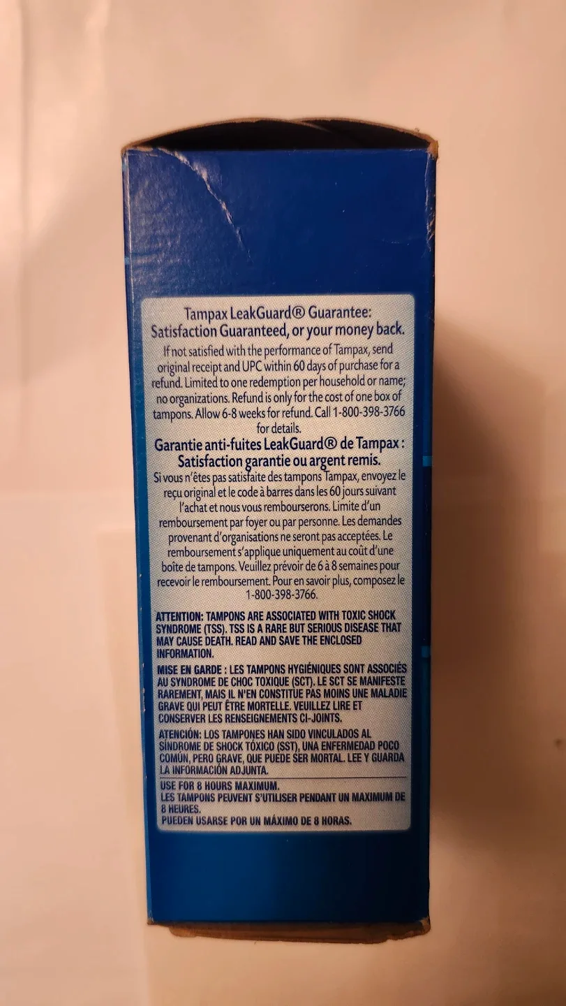 Brand New Tampax Regular Tampons - 20 Count image indicator(3)
