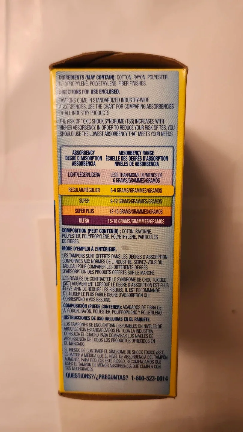 Brand New Tampax Regular Tampons - 20 Count image indicator(4)