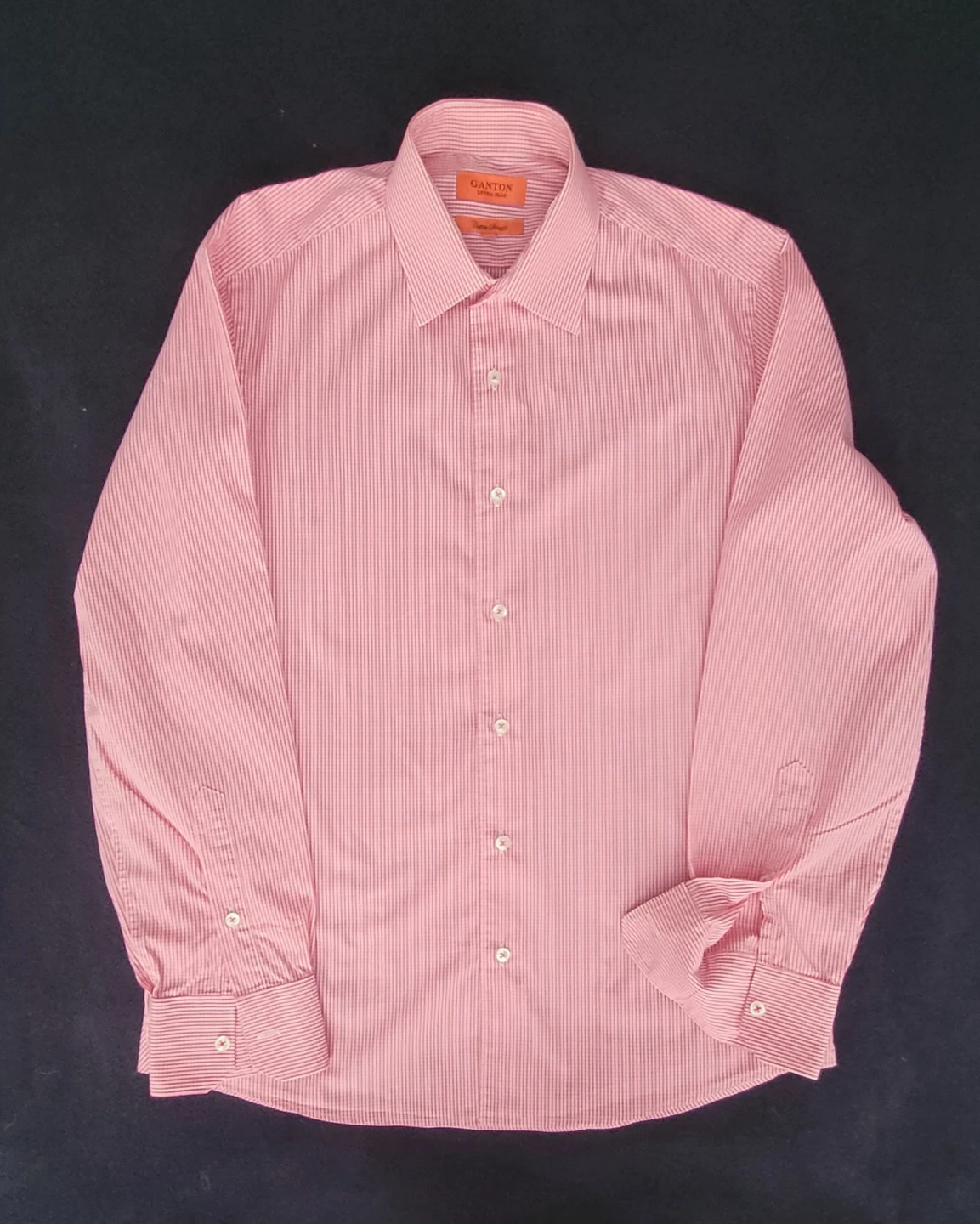 Ganton Slim Cotton Stretch Shirt - Size 39 - photo 4