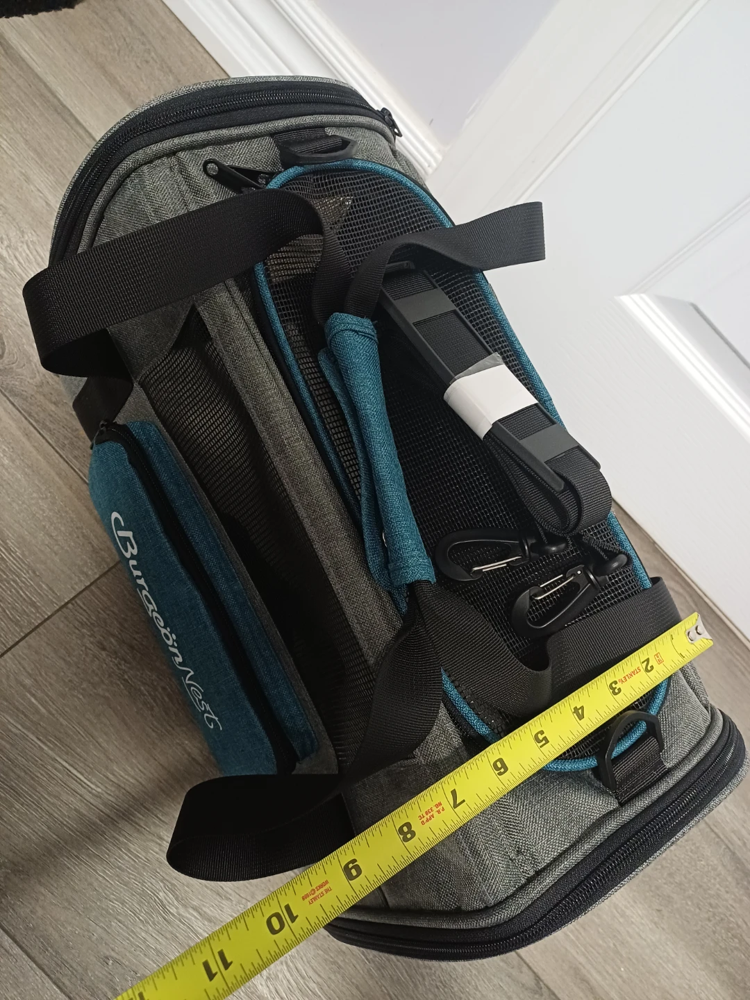 Burgeon Nest Pet Carrier - Grey & Blue - photo 2