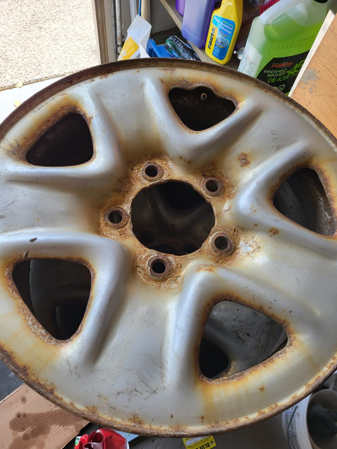 Set of 4 Used Steel Rims - photo 3