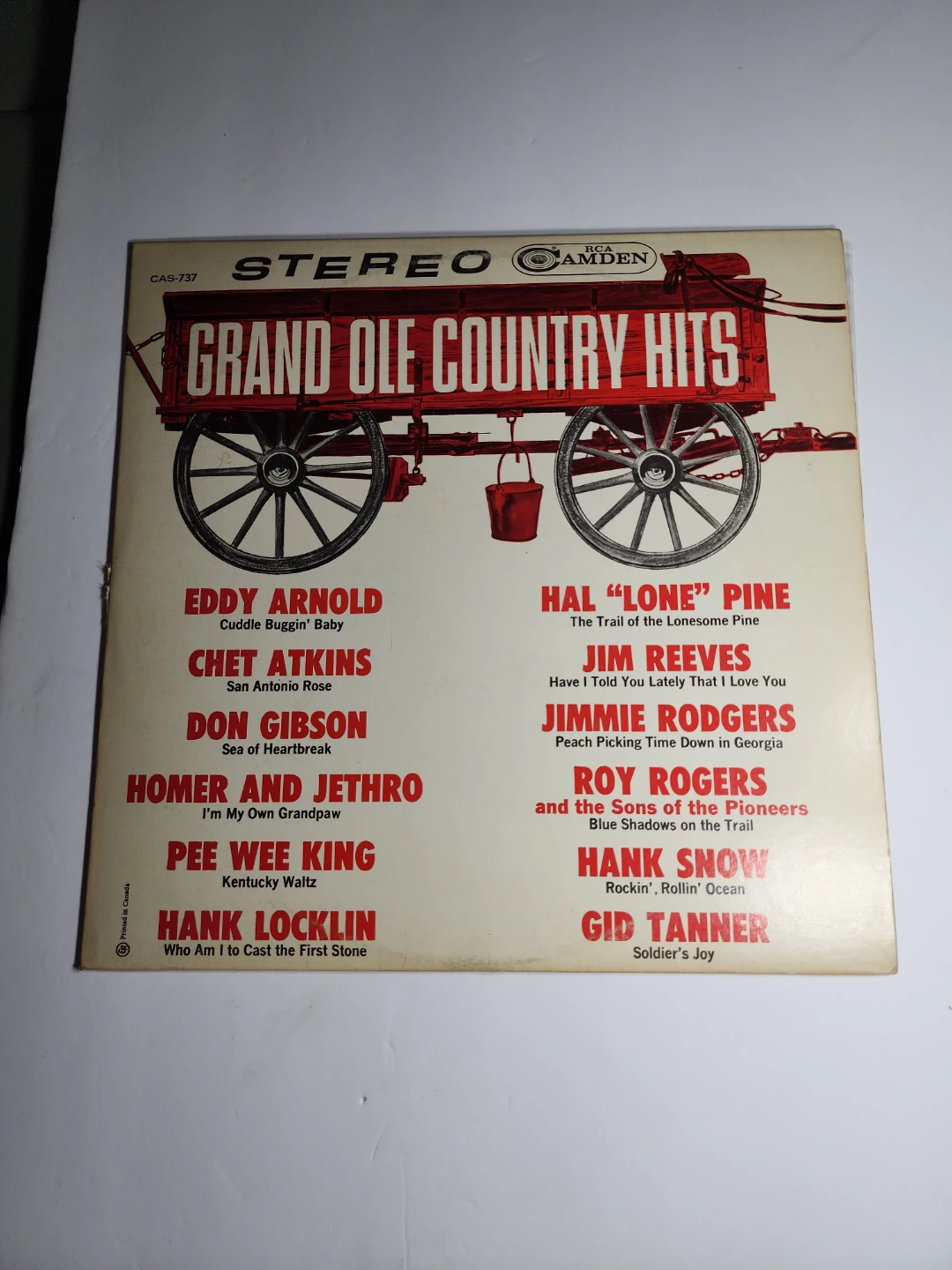 Grand Ole Country Hits Vinyl Record