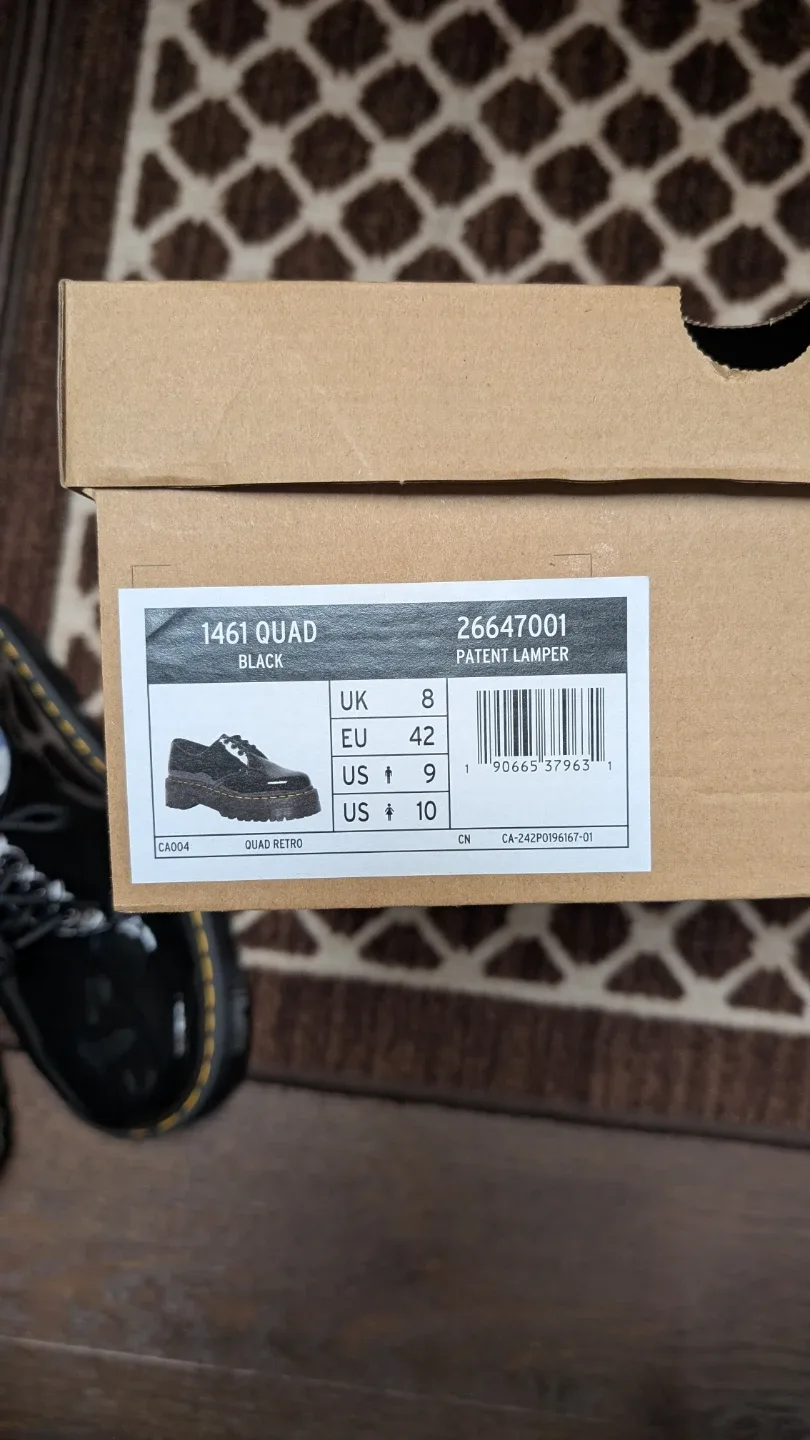 Dr. Martens 1461 Quad Black US Men 9 Women 10 image indicator(5)