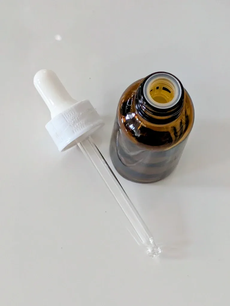 Amber Glass Bottle with Dropper image indicator(2)