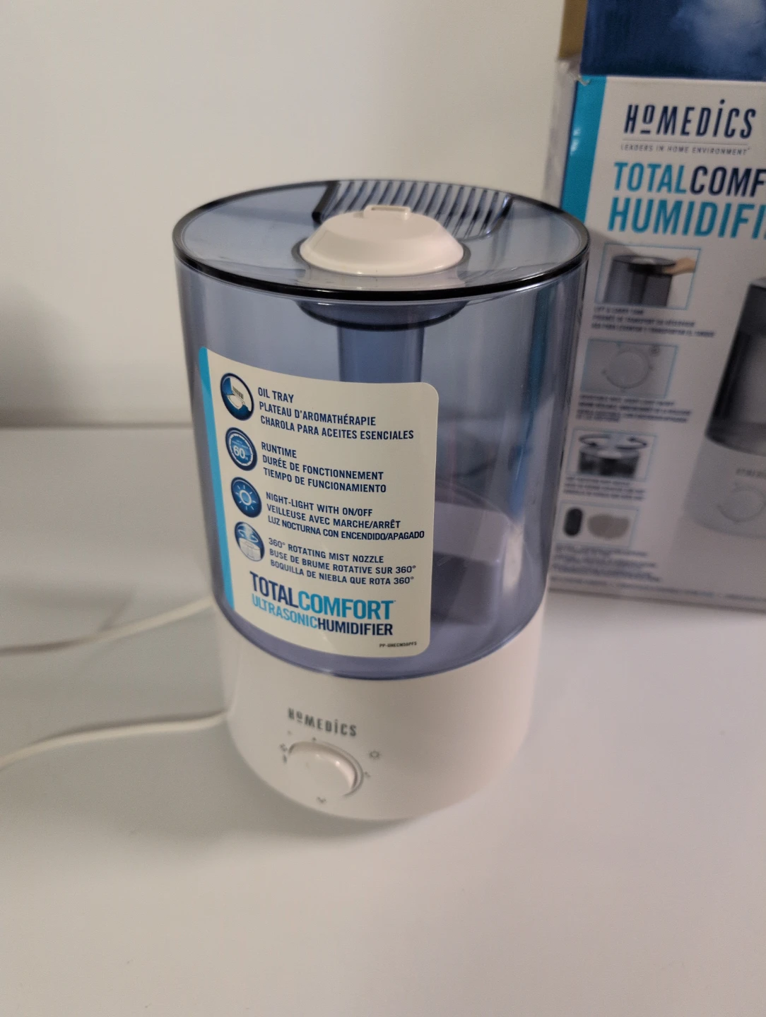 HoMedics Total Comfort Ultrasonic Humidifier - photo 3