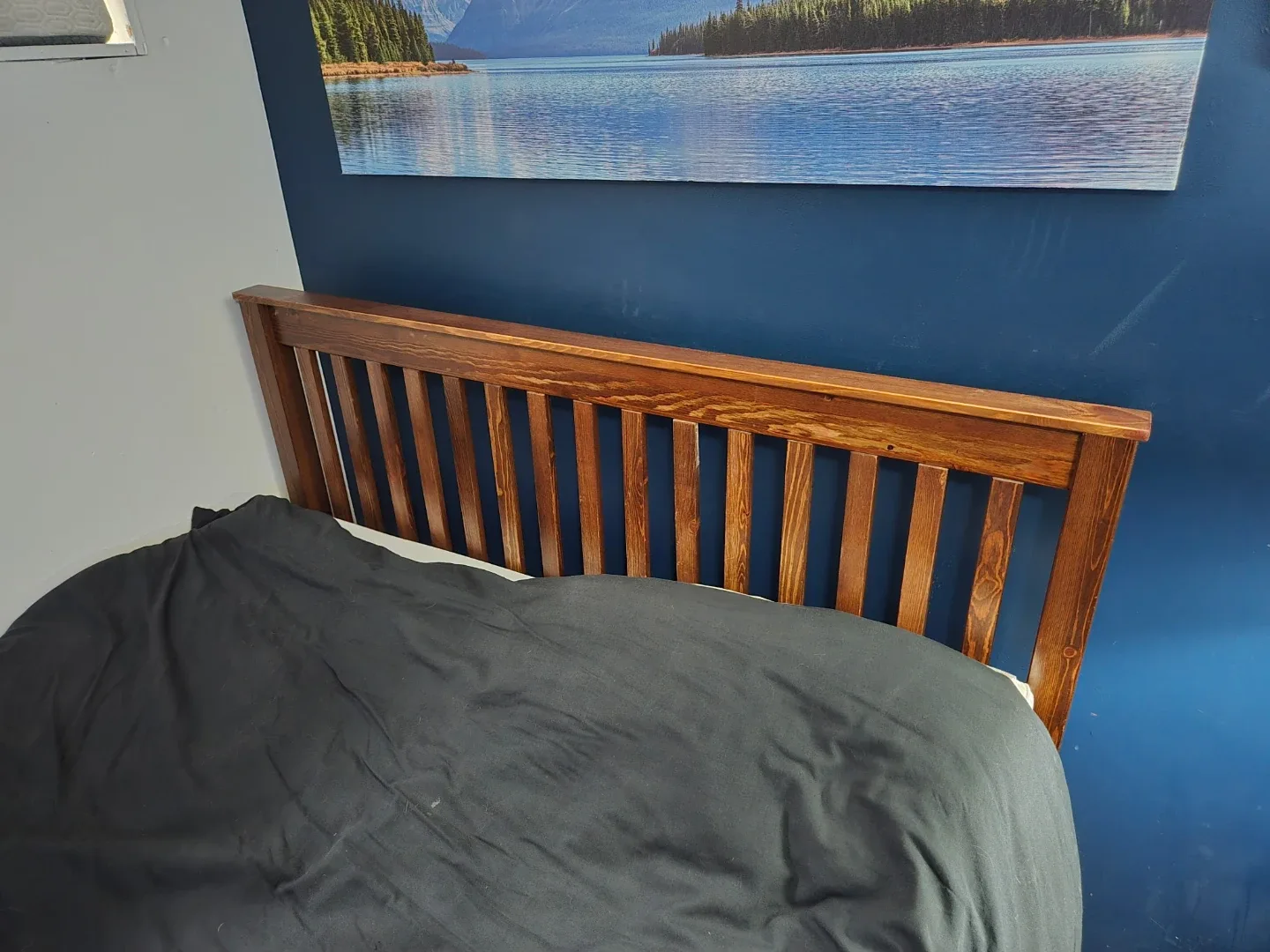 Wooden Bed Frame and Nightstand Set image indicator(3)