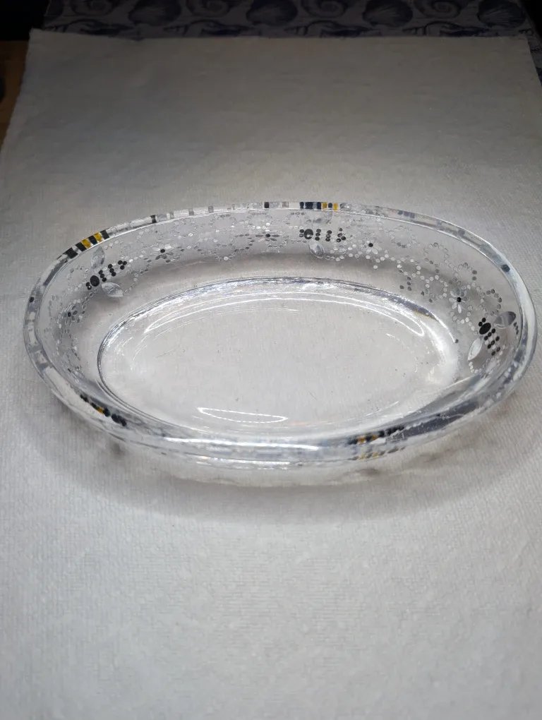 Clear Glass Decorative Bowl image indicator(4)