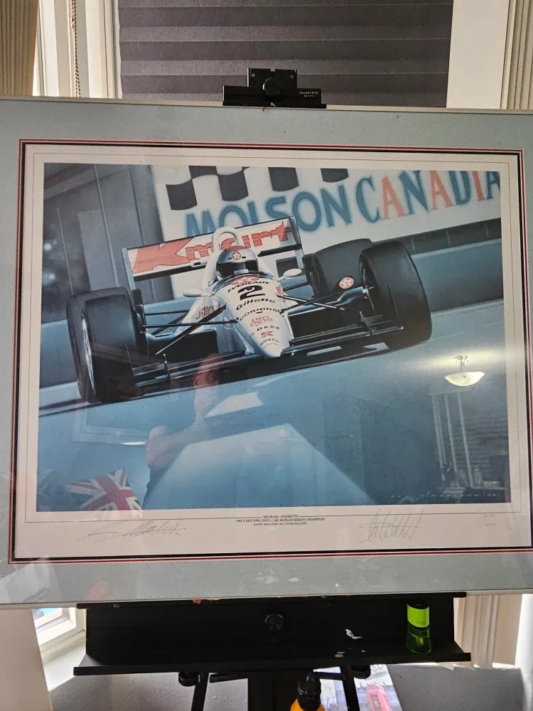 Michael Andretti 1991 CART Indy Car World Series Champion Print