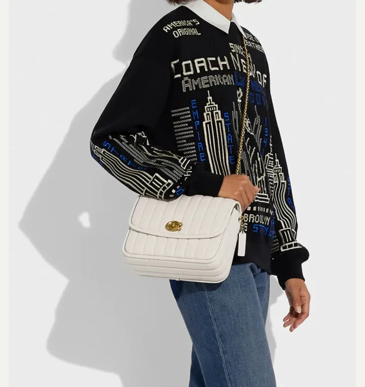 Coach Madison Shoulder Bag with Quilting - Chalk image indicator(7)