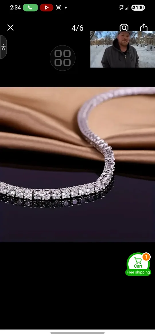💎 Lifetime Companionship Diamond Tennis Bracelet 💎 image indicator(4)