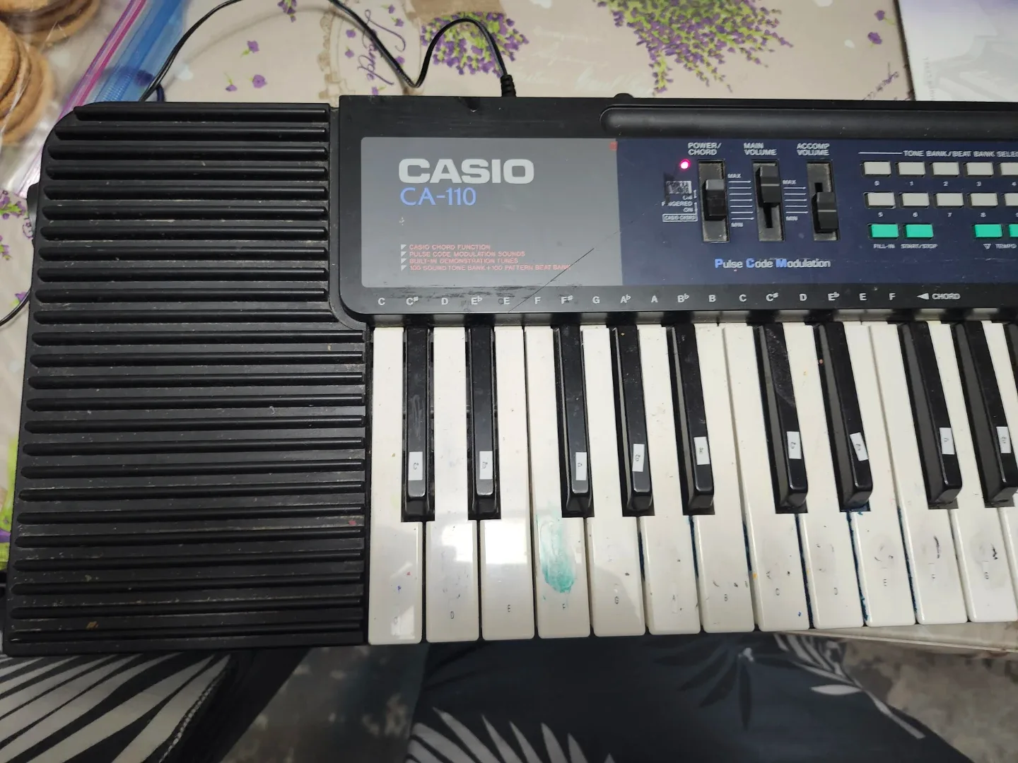 Casio CA-110 Keyboard image indicator(2)