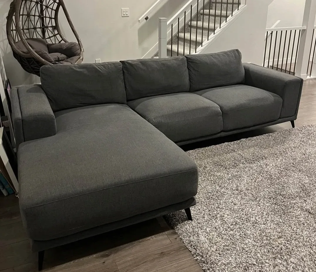 Grey Sectional Sofa with Chaise Lounge image indicator(7)