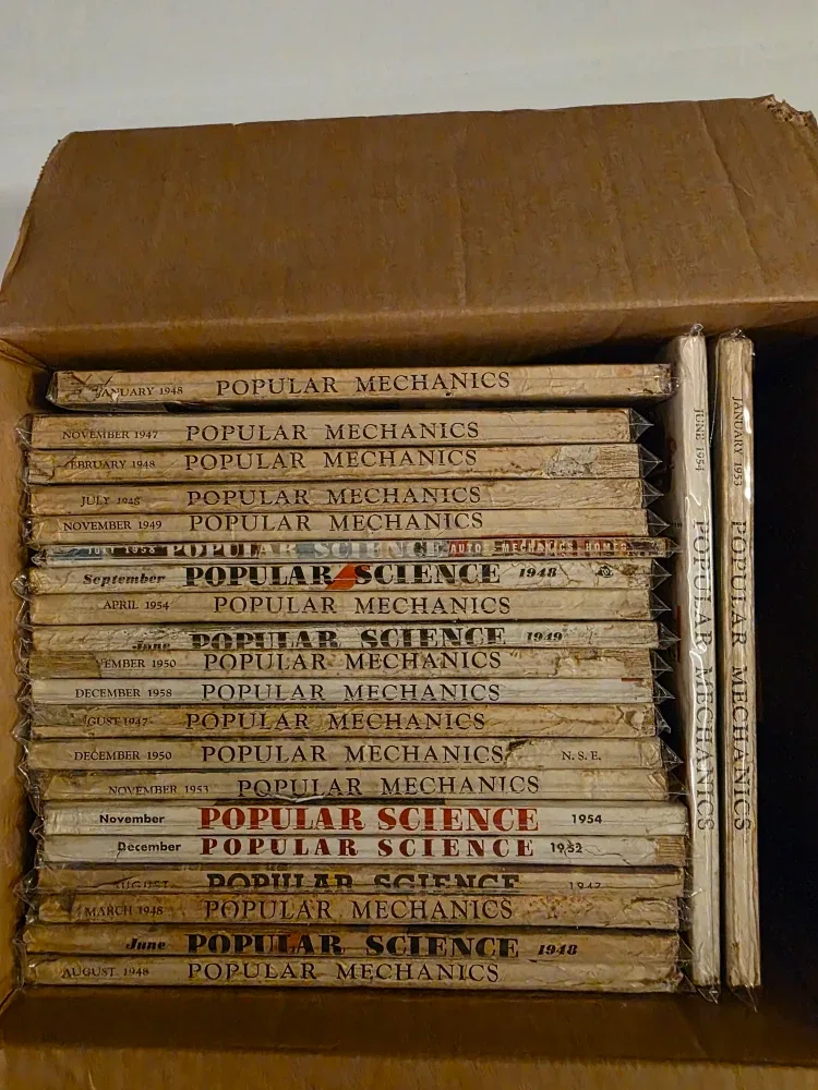 Vintage Popular Mechanics & Popular Science Magazines