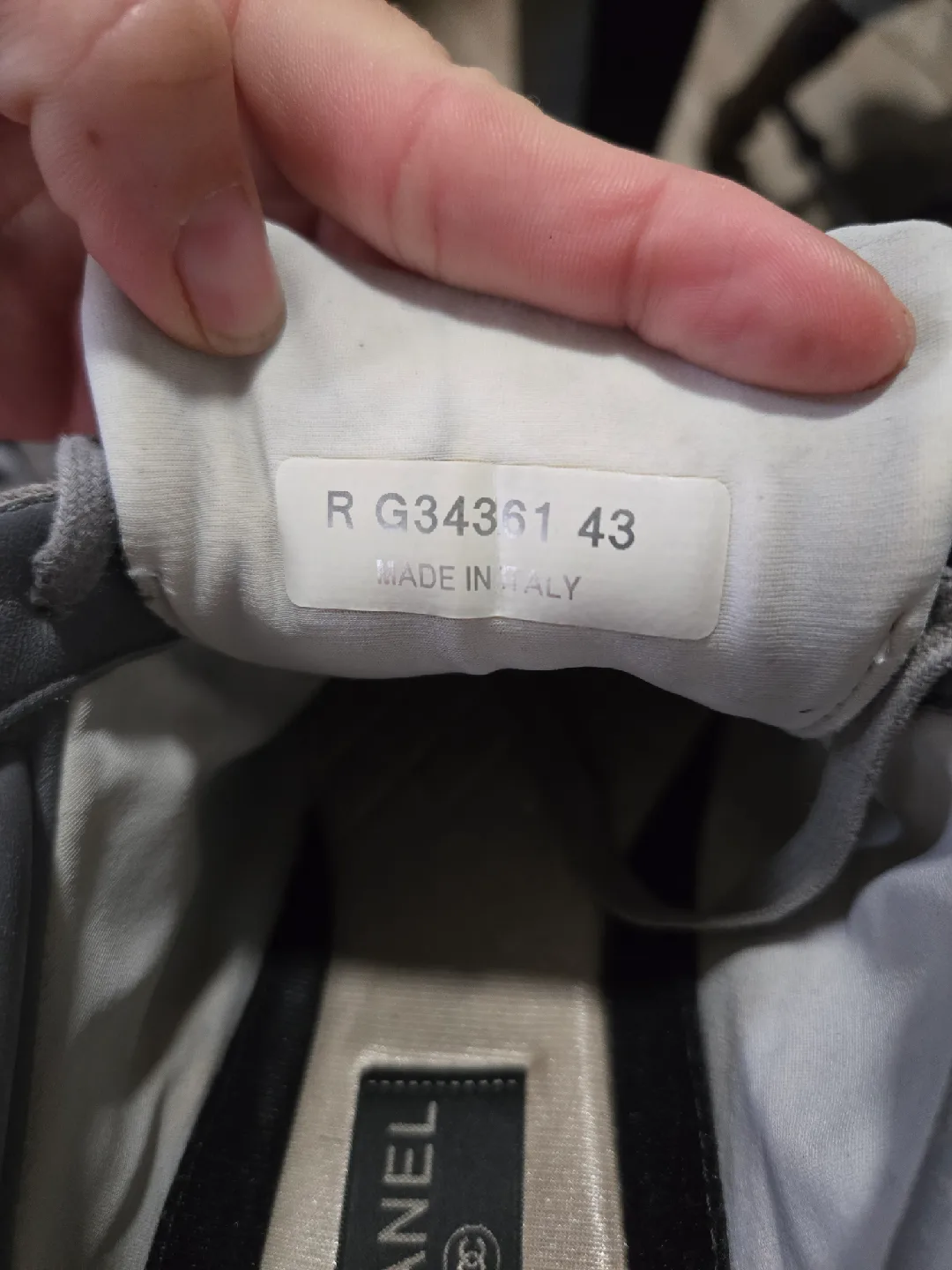 Chanel Sneakers  Gray/Black image indicator(2)