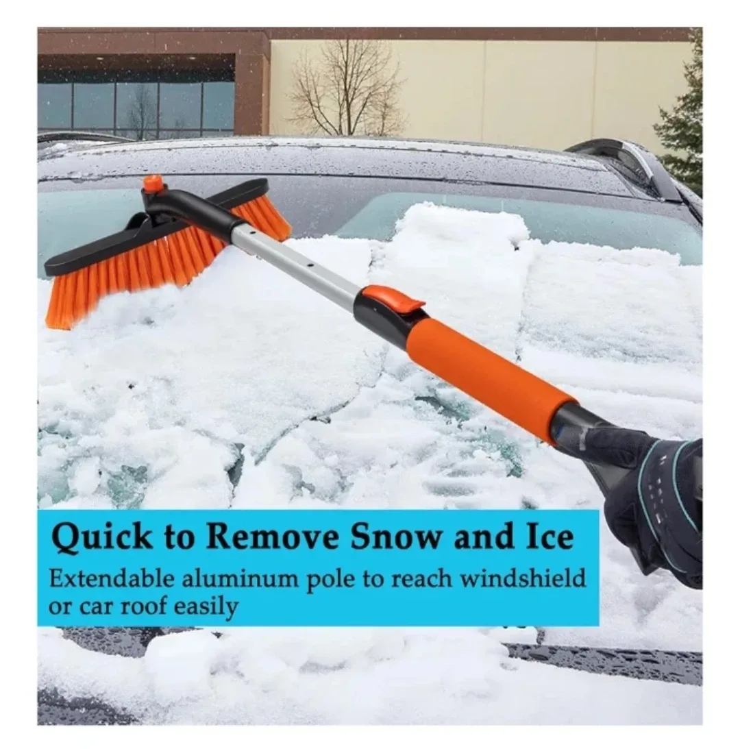 Car Snow Brush with Ice Scraper - Extendable image indicator(7)