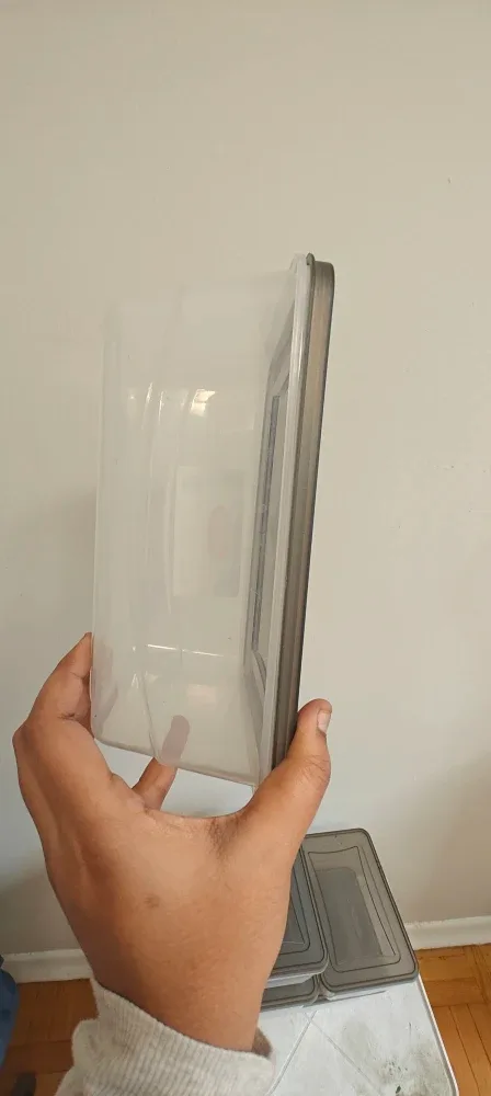 Set of 6 Grey Lid Food Storage Containers image indicator(3)