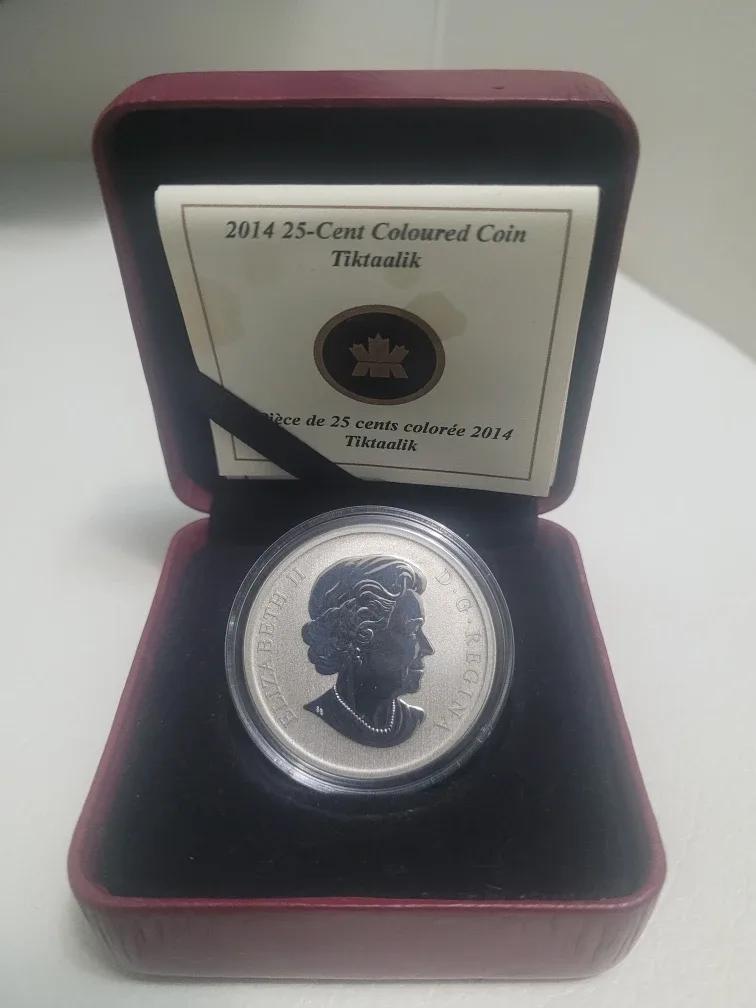 2014 25-Cent Coloured Coin Tiktaalik image indicator(2)