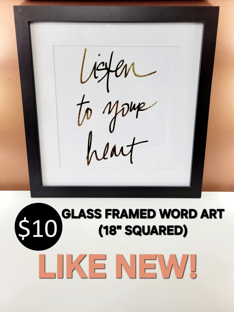 Framed Word Art
