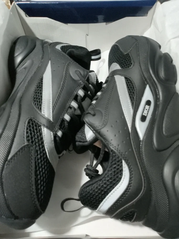 Dior Men's B22 Sneaker - Black- NEW image indicator(4)