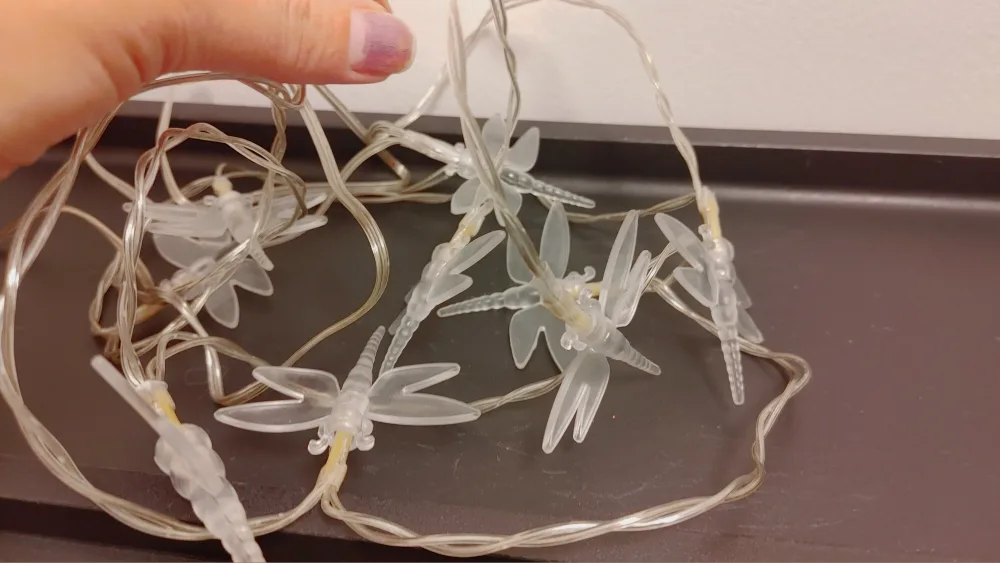 Dragonfly String Lights Battery Operated image indicator(7)