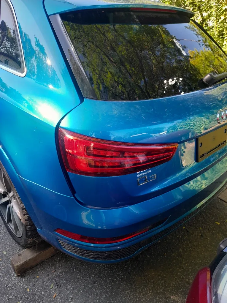 Damaged Blue Audi Q3 SUV - Parts or Repair image indicator(2)