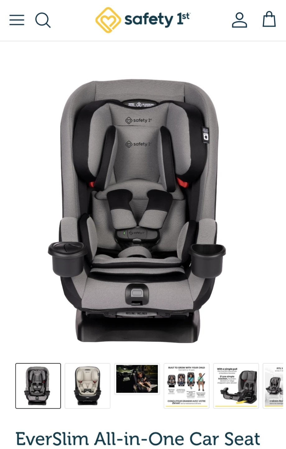 Safety 1st EverSlim All-in-One Car Seat