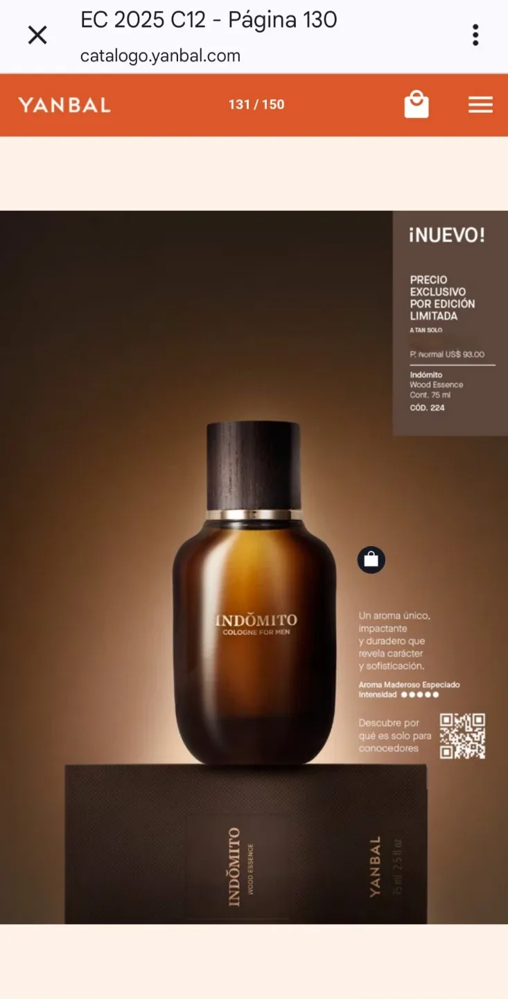 Yanbal Indomito Cologne for Men image indicator(5)