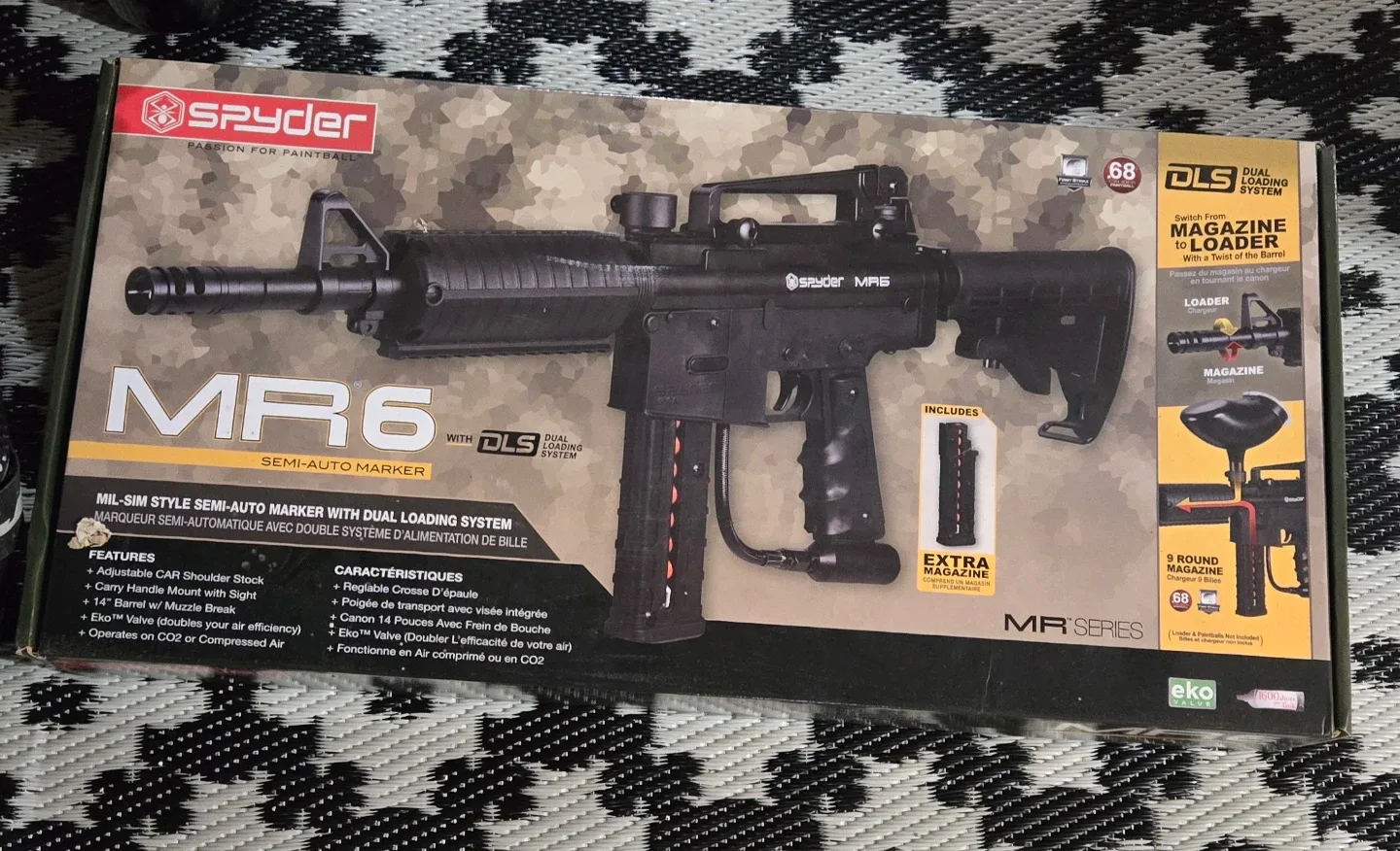 Spyder MR6 Paintball Marker Kit