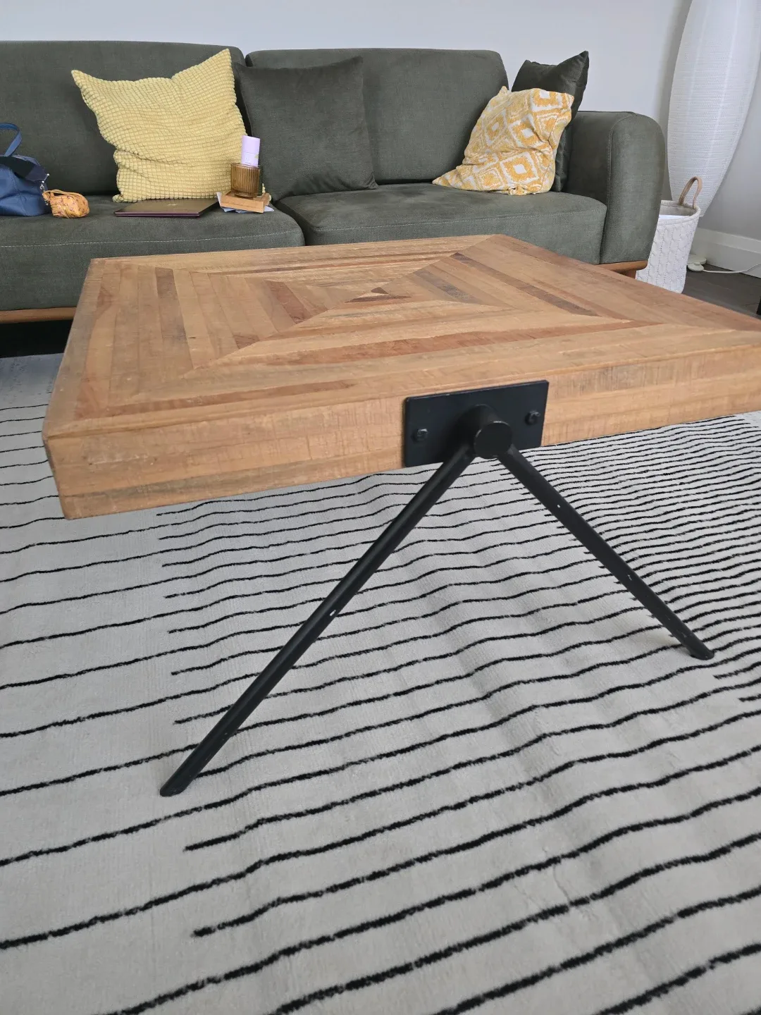Wood Square Coffee Table